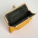 Cosmetic bag, 2 departments on the frame, color orange color