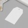 Tag without print 4x7 cm, beveled edges