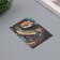 Postcard with seeds "grow itself" "passionate feelings" 5*7cm