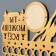 Moars with the photo "You can do everything!" yellow color, 47x27.5 cm