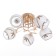 Jeannet chandelier 5x40W E27 Gold Model: 2800064