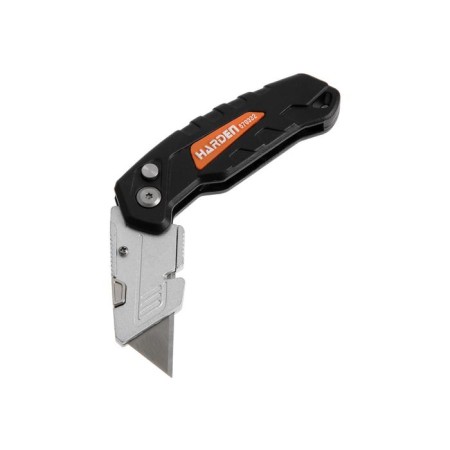 Folding knife Harden 570332, trapezoid, whole -aluminum case, 18 mm-2