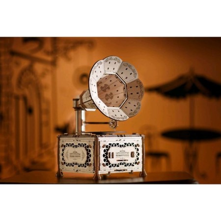 Wooden designer 3D "Gramophone"-1