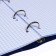 Notebook on rings A5 80 sheets in Calligrata cage blue, plastic cover, offset unit