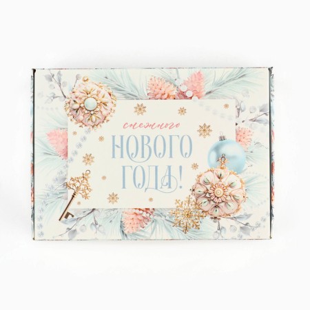 Folding box "Snow New Year", 14 x 10 x 5 cm, New Year-5