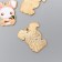 Decor for creativity metal, enamel "Bunny funny with carrots" 2.3x2 cm
