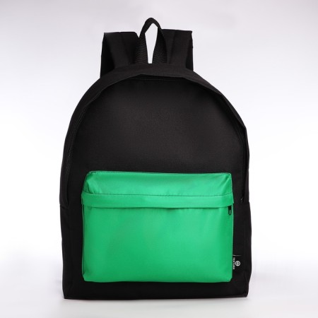 Sports backpack, Textura, 20 liters, black/green color