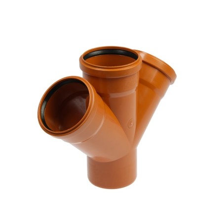 Cross sewer Flextron, D = 110 mm, 45 °, external