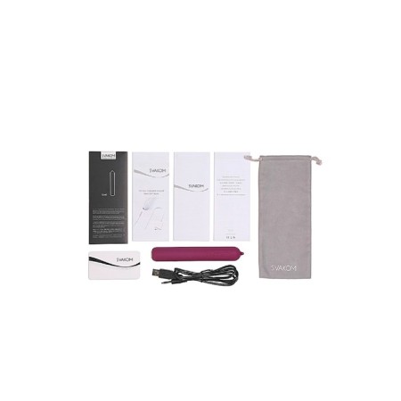 Vibrator with the Svakom SIIME camera, purple color, 16 cm-4