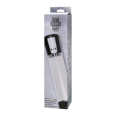 Automatic pump for the penis Sexus Men Expert Sigurd, ABS plastic, black, 29 cm-5