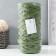 Knitting cord 100% polyester, width 5 mm 100m (olive)