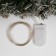 Garland "thread" 2 m dew, ip20, silver thread, 20 LED, glow warm white, CR2032x2