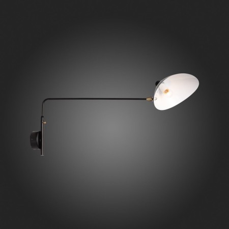 Sconces st. SL305.401.01. SPRUZZO. 1x60 watts, e27, 18x40 cm, black color-13