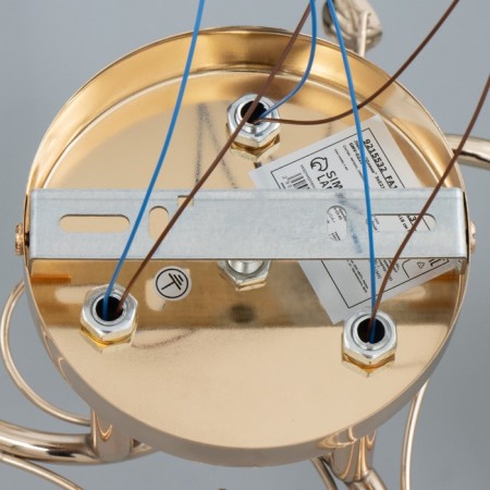 Olana chandelier 3he27 40W gold 43x43x18 cm Bayerlux-9