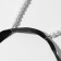 Choker "New Style" pearls with a tie, the color of black and white 40 cm