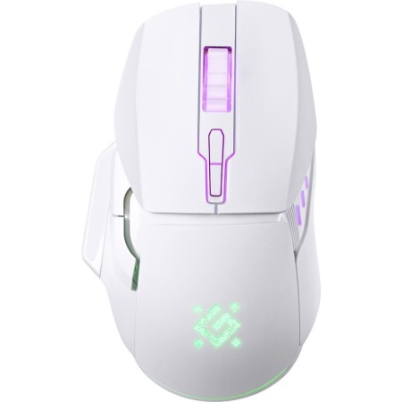 Mouse Defender STIX GM-009, wireless, optical, 3200 dpi, 500 mAh, 7 USB buttons, white