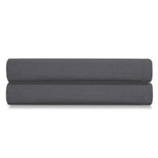 Glass sheet of dark gray-colored elastic band Wild, size 160x200x30 cm