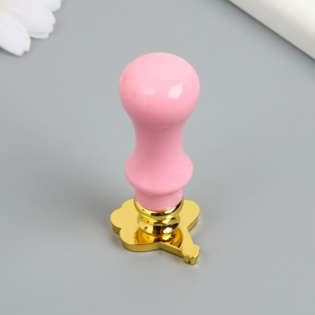Printing for wax with a plastic handle Figure "Bunch of balloons of hearts" 6 cm-2