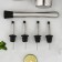 Olander bartender set, 10 items on a stand, stainless steel, silver