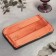 Porcelain rectangular "Lateritis", 24 × 15 cm, orange color