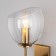 Sconces with a glass ceiling Arrista, 60W, E14, 21x13.5x37 cm