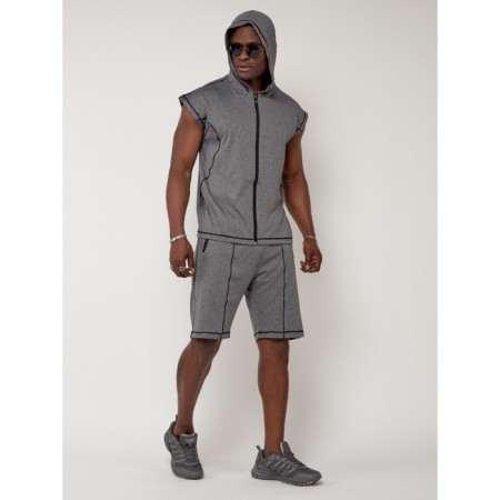 Male tracksuit, size 50-52, gray color-4