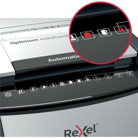 Schroeder Rexel Optimum Autofeed 45x black with auto-proprietary (secret.p-4) fragments 45thstone. 20ltr. 1029477-7