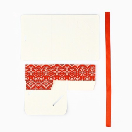 Folding New Year's box “Christmas tree”, 12 x 8 x 4.5 cm, New Year-7