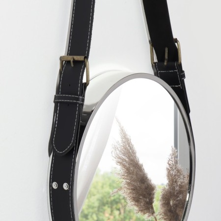Wall mirror "entourage", D mirror surface 28 cm, silver color/mix-4