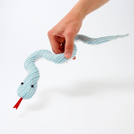 Soft toy "Snake" with print, 40 cm, color mix-2
