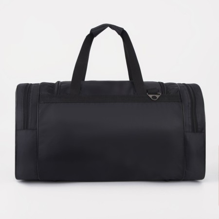 Sports bag, lightning department, 3 outer pockets, long belt, black color-1