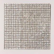 Self -adhesive panel 30*30cm mosaic cage silver