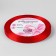 Satin tape, 6 mm × 23 ± 1 m, red red No. 26