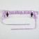 Carnival bandage "Lolita", lilac color with white lace