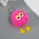 Fluffy on the “hard worker” ring pink 7.6x6x6 cm