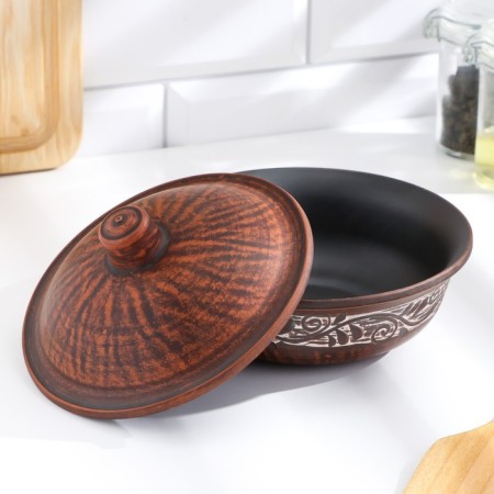 Baking dish, 0.55 l, 11x16x16 cm, Angob-1