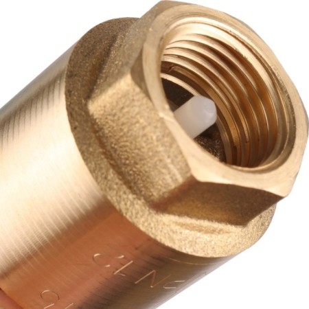 Reverse valve Stout SVC-0012-000015, 1/2 ", spring, coupling, with a plastic saddle-2