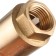 Reverse valve Stout SVC-0012-000015, 1/2 ", spring, coupling, with a plastic saddle