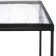 MAYEN FROSTED coffee table, 500 × 410 × 530 mm, black color