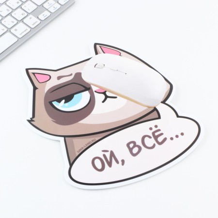 Mouse mat “oh, all”, 19.9 x 23.6 cm-2