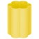 A glass for drawing 160 ml "Multi-Pulti", silicone, curly, yellow