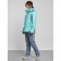 Ski costume female winter, size 42, turquoise color