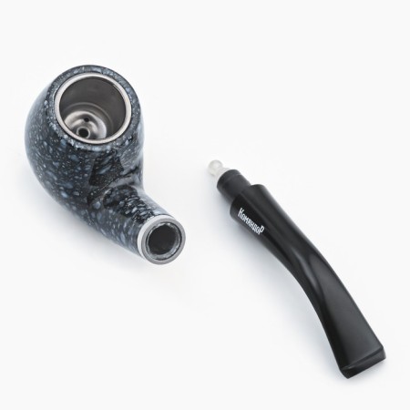 Kommer's smoking pipe "Commander", classic, length 15 cm, D holes-2 cm-3