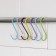 A set of hooks for railing, 7 cm, d = 2.5 cm, 7 pcs, color mix
