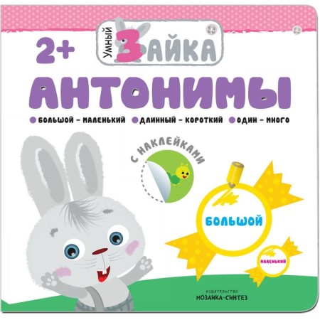 Book with stickers "Antonyms"
