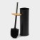 Bamboo toilet brush savanna bamboo, 9.5 × 38 cm, black color