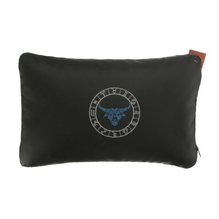 Car carrier pillow of the zodiac Line, Taurus, 45 x 28 x 12 cm, black-2