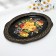 Zhostovsky tray "yellow roses", Kruzhevna, author of Vladykin, 30x23 cm, small, oval