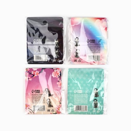 Children's clips, 1 x 1.4 x 1.8 cm, mix-12