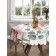 The tablecloth "Pastel poppies", round, Saten, d = 150 cm